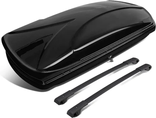 DNA Motoring Portaequipajes para techo compatible con Subaru Forester 14-18, portador de montaje superior impermeable con cerradura + llaves + par