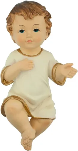 Miniatura 2 de Figurita de Niño Jesús Hermoso Niño Jesús Detallado Pieza de Escena de Pesebre de Natividad de Navidad Gran Regalo para la Adviento de Navidad