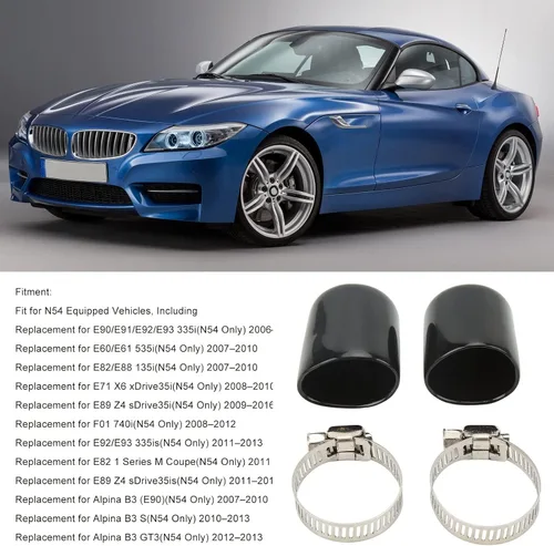 Miniatura 2 de Tapones de vacío de tubería, enchufe de vacío de tubo de carga, otros accesorios para N54 335I Z4 535I E90 E92 E89 un par