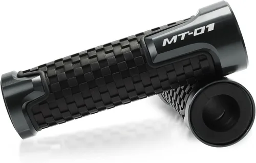 Miniatura 5 de Empuñadura de motocicleta de 7/8 pulgadas, 0.866 in, agarre de manillar de carreras para Y&AMAHA MT01 MT09 FJ09 MT03 MT25 MT10 FZ10 MT-01 2018 2019