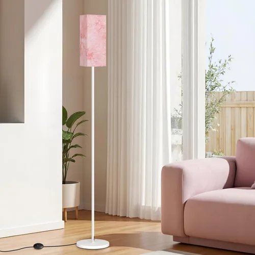 Miniatura 17 de Juego de 2 lámparas de pie para sala de estar, modernas lámparas de pie altas con interruptores de pie, bombilla no incluida, 64.6'', para sala