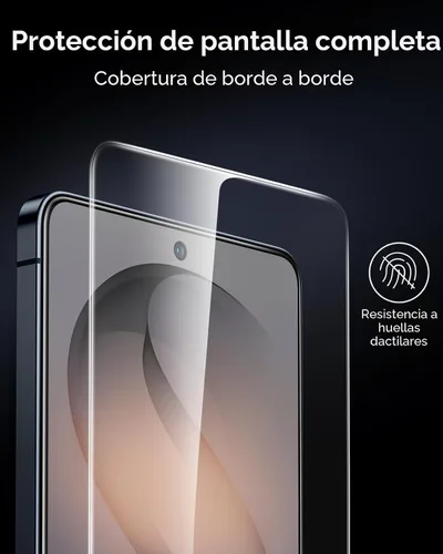 Miniatura 7 de ESR Paquete de 3 protectores de pantalla para Samsung Galaxy S25 Ultra, vidrio templado HD de dureza 9H+ con bandeja UltraFit de fácil instalación