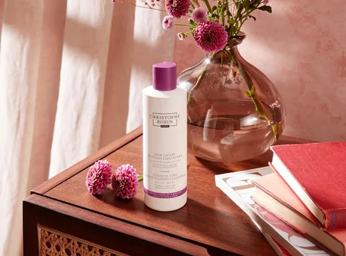 Miniatura 7 de Christophe Robin Acondicionador limpiador de rizos Luscious con aceite de semilla de chía para cabello ondulado a suave rizado, 8.4 onzas líquidas