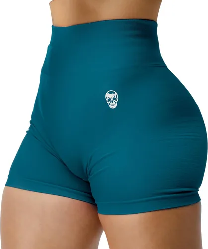 Miniatura 10 de Gymreapers Infinity Pantalones cortos de entrenamiento, sin costuras, de cintura alta, para mujer, pantalones cortos atléticos para gimnasio