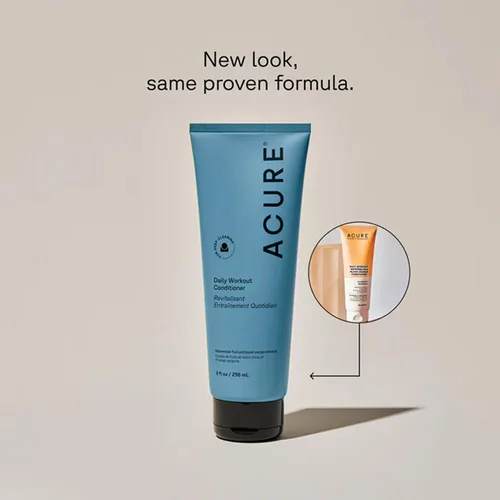 Miniatura 2 de Acure Acondicionador diario de sandía para entrenamiento - Acondicionador hidratante y humectante ligero para mujeres y hombres con cabello graso