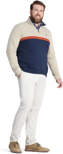 Miniatura 3 de IZOD Sudadera de forro polar con cremallera de un cuarto para hombre