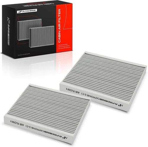Miniatura 9 de A-Premium Filtro de aire de cabina de 2 piezas con carbón activado compatible con Hyundai Elantra, Elantra N, Sonata, Santa Fe, Tucson, Kona, Ioniq