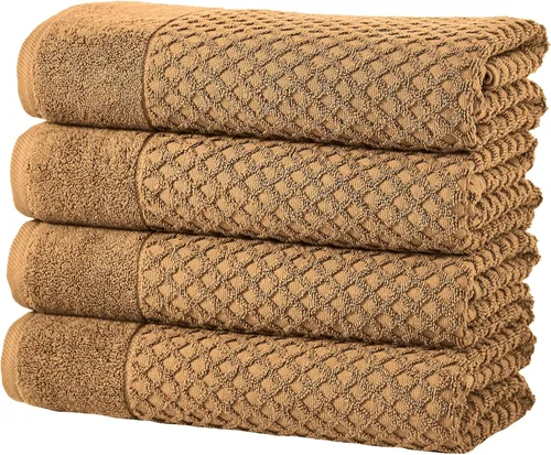Miniatura 69 de Great Bay Home - Toallas de mano 100% algodón blanco, 6 toallas de baño suaves para manos, altamente absorbentes y de secado rápido, colección
