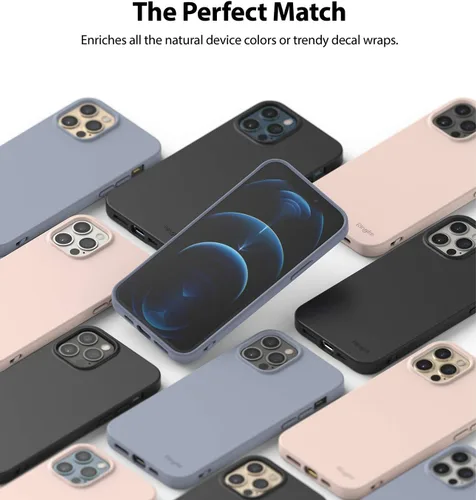 Miniatura 7 de Ringke Air-S Compatible with iPhone 12 Pro Case, Compatible with iPhone 12 Case 6.1" - Pink Sand