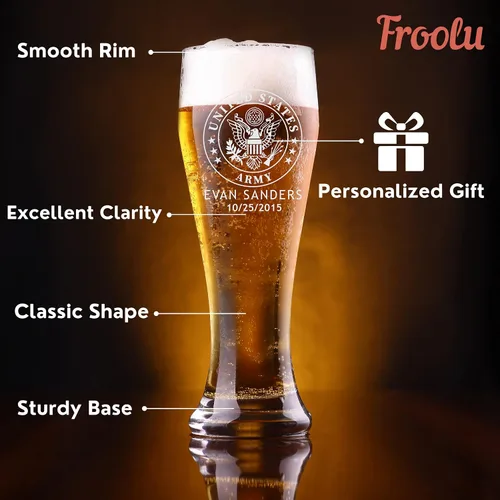 Miniatura 5 de Juegos Personalizados Militares - Decantador Grabado Personalizado y 4 Vasos de Scotch - Ejército, Marina, Fuerza Aérea, Guardia Costera - Servicio
