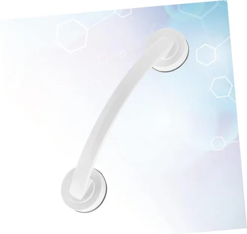 Miniatura 8 de jojofuny Barra de seguridad montada en la pared para adultos mayores reposabrazos fuerte para baño, ducha e inodoro diseño para áreas húmedas
