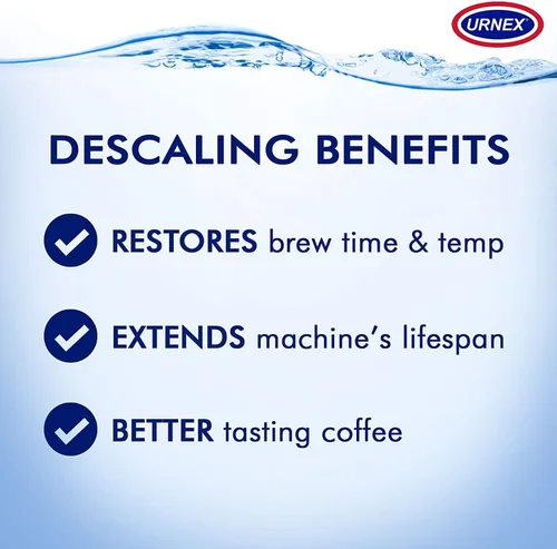 Miniatura 3 de Solución descalcificante en polvo – 4 usos – Removedor de sarro activado para uso con Keurig 1.0/2.0, máquinas de café y espresso caseras, teteras