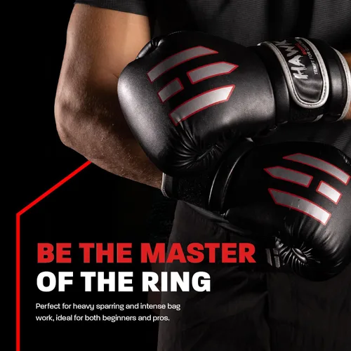 Miniatura 3 de Hawk Sports Guantes de boxeo para hombres y mujeres, cómodos guantes de entrenamiento de boxeo con acolchado de espuma para lanzar golpes de fuerza