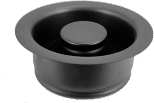 Miniatura 3 de Westbrass R2089-62 - Brida de drenaje y tapón de eliminación de residuos para fregadero de cocina de 4-1/4 pulgadas, 1 paquete, negro mate
