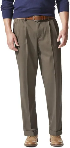 Miniatura 11 de Dockers - Pantalones para hombre, ajuste holgado, cómodos, caqui, plisados