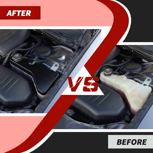 Miniatura 2 de Cubierta de tanque de refrigerante y moldura del motor compatible con Dodge Charger 2011-2023, para Dodge Challenger 2011-2023, para Chrysler 300c