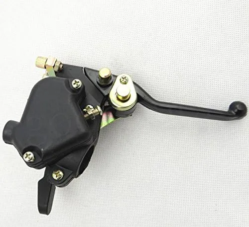 Palanca de freno doble del acelerador del pulgar 4 Freno de mano delantero para Mini Moto Quad ATV
