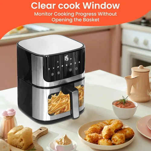 Miniatura 3 de Freidora de aire 5qt horno de convección freidora sin aceite