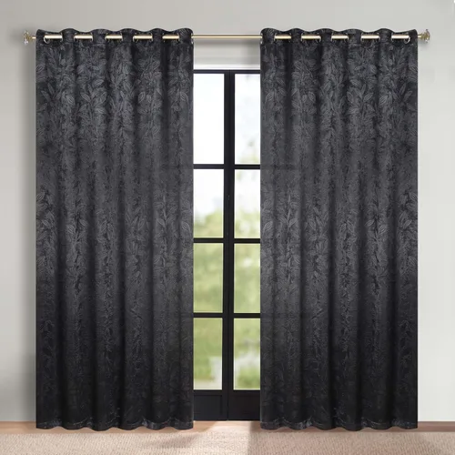 Miniatura 60 de SUPERIOR Cortinas Opacas, Oscurecimiento de Habitación Acento de Ventana para Dormitorio, Bloqueo del Sol, Térmicas, Cortinas Bohemias Modernas, Gris