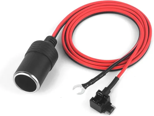 Miniatura 4 de Adaptador de grifo de fusible de 12 V para encendedor de cigarrillos de automóvil, cable de 18 AWG con soporte para fusibles, (LP-Mini APS)