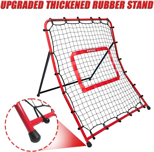 Miniatura 4 de Zonlolo Baseball Pitchback Net, Rebounder Net, Pitching Return Trainer,Three Angles Without Adjusting, Perfect for Solo Playing Catch