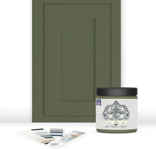Miniatura 85 de Pintura TODO EN UNO, Abbey (gris cálido), Muestra de 8oz - Pintura duradera para gabinetes y muebles. Imprimación y capa superior incorporadas,