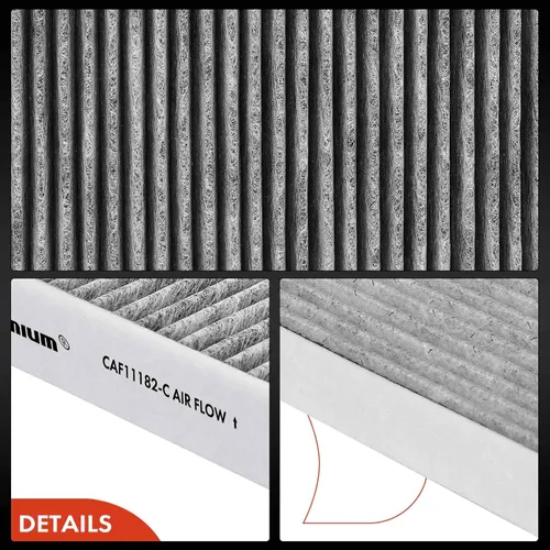Miniatura 7 de A-Premium Filtro de aire de motor y cabina de 2 piezas con carbón activado compatible con Honda Civic 2016-2022 2.0L