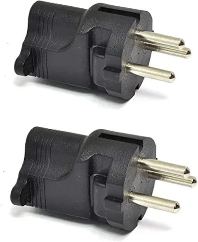 Miniatura 35 de Ceptics Japón, Filipinas NEMA 1-15 Adaptador de Enchufe de Energía para Viaje Acepta NEMA 5-15R - Certificado ETL - Grado Industrial (IG-6)