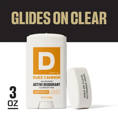 Miniatura 6 de Duke Cannon - Desodorante sin aluminio para hombres, Air Defense, 3 oz, de larga duración, deslizamiento transparente, fórmula calmante