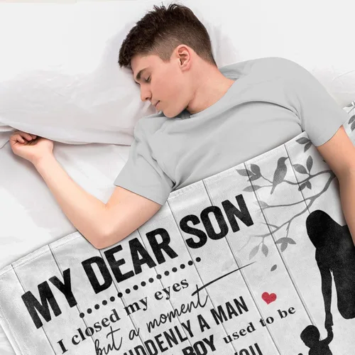 Miniatura 3 de Regalos para hijo de mamá, Día del Padre, regalos de cumpleaños para mi hijo, manta para niños, regalos de Navidad, día de San Valentín, para él