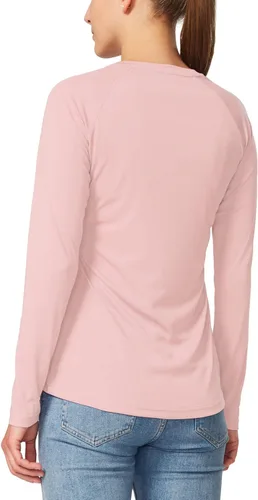 Miniatura 3 de BALEAF camisa de manga larga para mujer, con protección solar FPU 50+, de secado rápido, para practicar senderismo o pescar