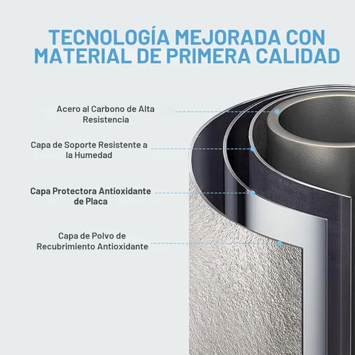 Miniatura 2 de HBTower – Escalera para cama elástica, escalera de 3 pasos con escalones anchos horizontales, escalones antideslizantes con gancho universal, acero