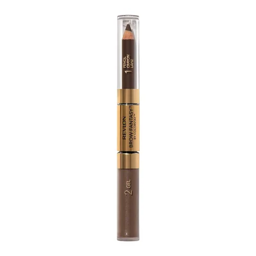 Miniatura 19 de Revlon ColorStay Brow Fantasy, lápiz de polvo para cejas todo en uno con gel transparente moldeador, gel infundido con pantenol, a prueba de Rubio