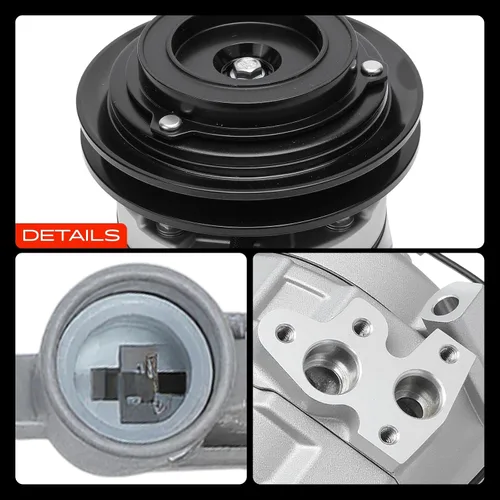 Miniatura 9 de A-Premium Compresor del A/C con el embrague compatible con Toyota Prado Land Cruiser, tipo del compresor 10S17C