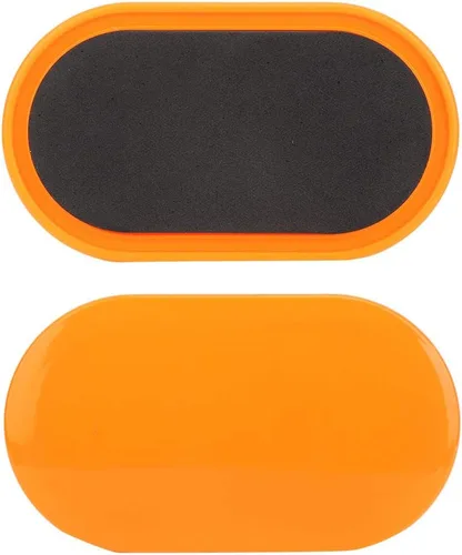 Juego de 2 discos deslizantes de núcleo de ejercicio, diseño ovalado ergonómico, para yoga, pilates, entrenamiento de fitness en casa, entrenamiento