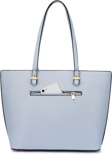 LOVEVOOK Bolso de mano para mujer, bolso de hombro con asa superior, con bolsillo externo