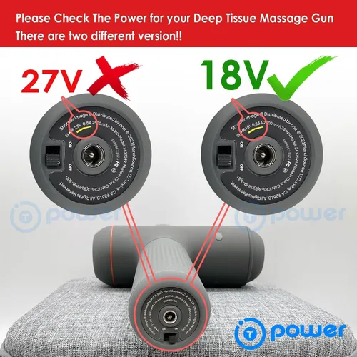 Miniatura 3 de T POWER Cargador de 18 V para imagen más nítida 2437599 1011666 1013002 1012667 1013983 1013985 y HoMedics Modelo HHP-810HJ HHP810HJ Powerboost