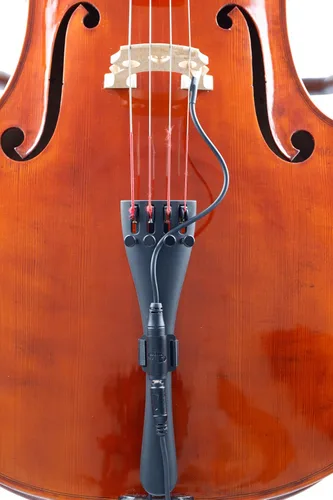 Miniatura 6 de KNA Pastilla piezoeléctrica portátil VC-1 para violonchelo – Sensor ligero montado en puente, sonido acústico natural, fácil instalación, conector