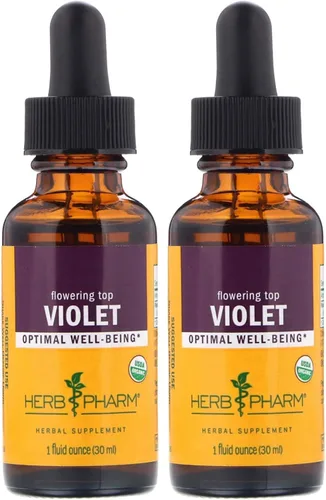 Miniatura 3 de Herb Pharm Gotas de extracto líquido de violeta orgánico certificado, 1 oz