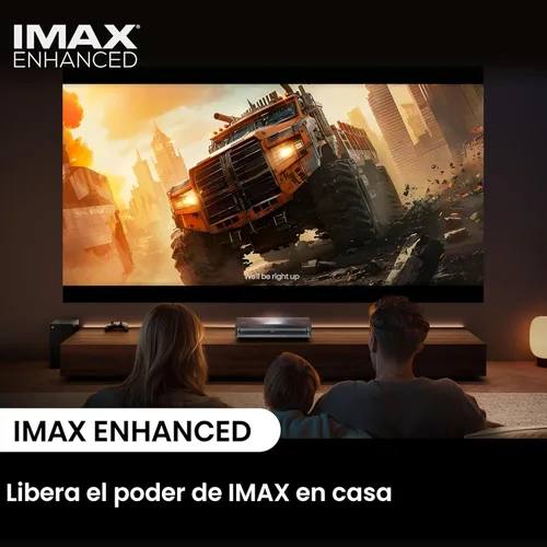 Miniatura 13 de Hisense PX3-PRO Proyector láser triple de proyección ultracorta, 4K UHD, 80” – 150”, 3,000 lúmenes, contraste 3000:1, Dolby Vision y Atmos, IMAX