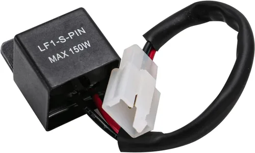 Miniatura 4 de (1) Relé de intermitencia LED electrónico de 2 pines 12V LF1-S-PIN MAX 150W para corregir el hiperdestello de las luces intermitentes LED