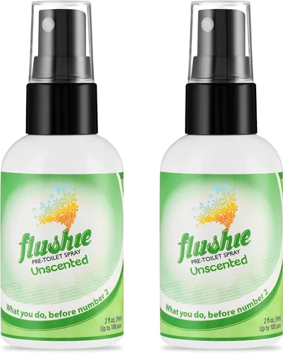 Miniatura 12 de Flushie - Aerosol preinodoro para desodorante de olores de inodoro... (lavanda, paquete de 2)