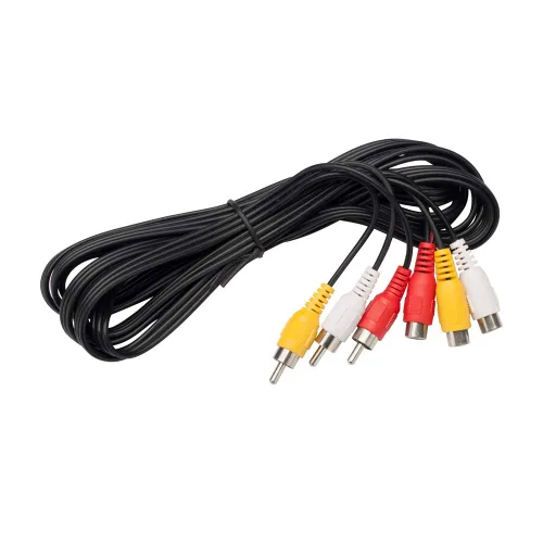 Miniatura 5 de ANRANK Cable de video compuesto de extensión de audio 3RCA macho a hembra de 10 pies