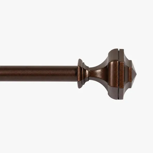 Miniatura 42 de Deco Window - Varilla ajustable para cortinas para ventanas de 18 a 44 pulgadas, poste de hierro de 1 pulgada extendible de alta resistencia