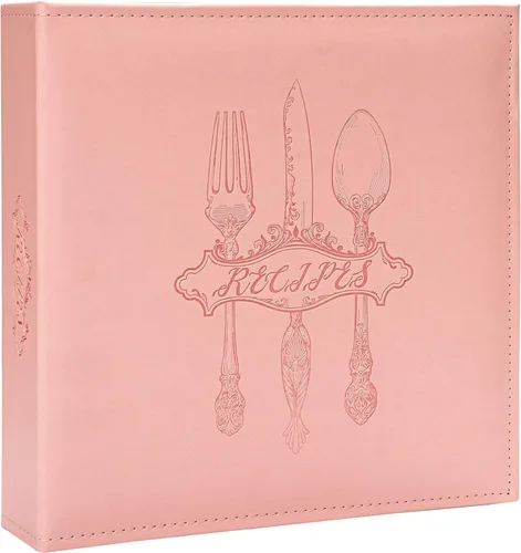 Miniatura 10 de COFICE Carpeta de Recetas – Kit de Carpeta de Libro de Recetas en Blanco de 8.5x11 Pulgadas con 3 Anillos para Familia, para Escribir tus Propias
