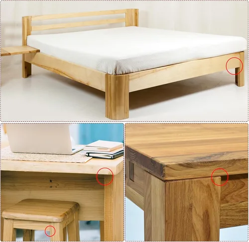 Miniatura 6 de uxcell 4 soportes de esquina angulares de 2.598 in x 2.598 in, soportes de acero laminado en frío con tornillos para borde de escritorio y cama Beige