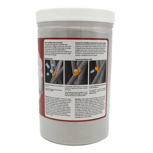 Miniatura 6 de Oxbow POOF! Baño de Polvo para Chinchillas, 100% Natural Polvo Azul Belleza para Chinchillas, Degus, Gerbillos y Hámsters, Aseo para Animales
