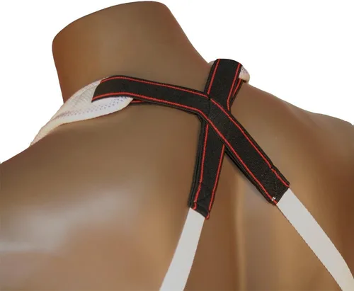 Miniatura 6 de Protector de pecho reversible sólido de taekwondo estilo olímpico de pino