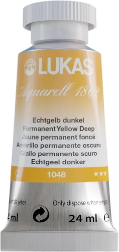Miniatura 19 de Lukas 1862 Aquarell Artists' - Tubos de acuarela para artistas, color cian (primario), 0.8 fl oz, pintura de acuarela vibrante de grado profesional