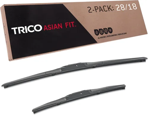 Miniatura 11 de TRICO Solutions™ Asian Fit - Limpiaparabrisas de repuesto automotrices de alto rendimiento de 24 y 18 pulgadas, paquete de 2, para modelos selectos